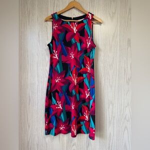 Tommy Bahama Dress  Perfect Petal Lily Sleeveless Tencel Modal Red Size M NWOT